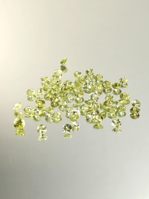 Peridot lot ( 3 - 2 mm) round