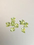 Peridootti erä ( 6 x 4 - 5 x 3 mm) ovaali