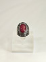 Vintage silver ring with ruby