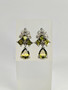Vintage silver earrings with stones