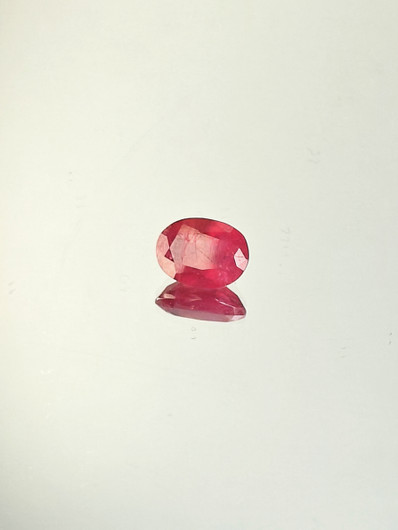 Ruby 3 ct oval