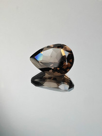 Smoky Quartz 15,3 ct pear