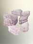 Amethyst lot ( 21-19 x 14-12 x 4-3 mm ) leaf
