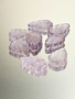 Amethyst lot ( 21-19 x 14-12 x 4-3 mm ) leaf