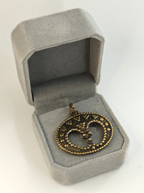 Vintage pronssi riipus