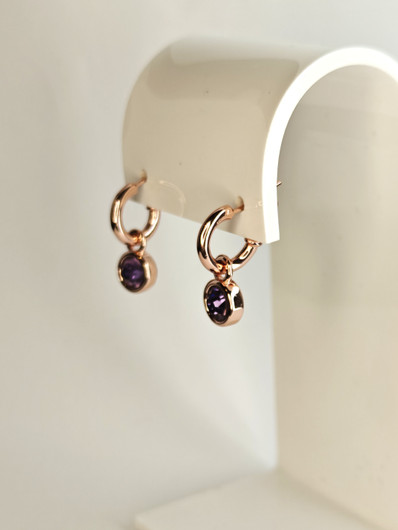 Vintage earrings with stones