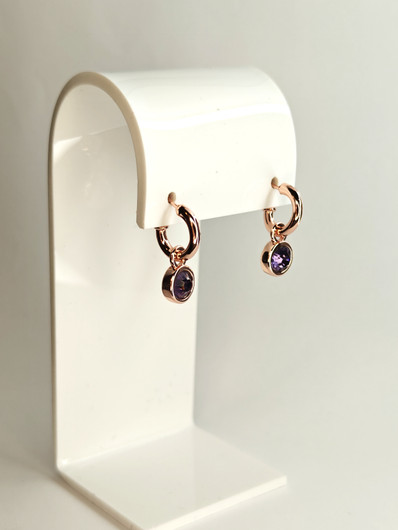 Vintage earrings with stones