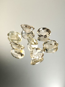 Smoky Quartz  lot ( 14-12 x 10-9 x 7-6 mm ) oval