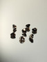 Smoky Quartz lot ( 5-4 x 5-4 x 3-2 mm ) heart
