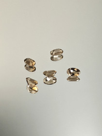 Smoky Quartz  lot ( 5-4.9 x 3 x 2 mm ) oval