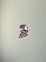 Amethyst 2,1 ct asscher