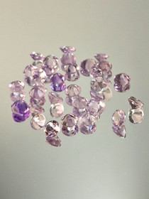 Ametisti erä ( 4-3 x 2 mm \ 0,2 ct ) pyöreä