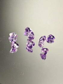 Ametisti erä ( 5 x 4 x 3-2 mm \ 0,3 ct ) sydän