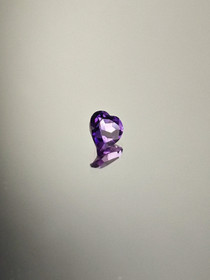 Ametisti 0,7 ct sydän