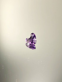 Ametisti 0,6 ct sydän
