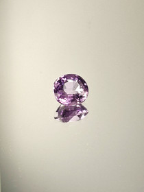 Ametisti 0,9 ct pyöreä