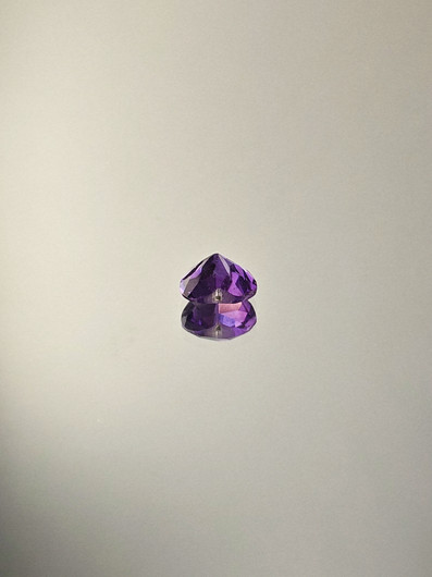 Amethyst 0,6 ct heart