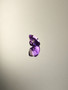 Amethyst 0,6 ct heart