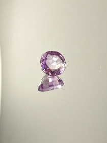 Ametisti 2 ct pyöreä