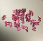 Ruby  lot ( 3.9-3.1 x 2.2-1.5 mm \ 0,08 ct ) marquise