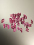 Ruby  lot ( 3.9-3.1 x 2.2-1.5 mm \ 0,08 ct ) marquise