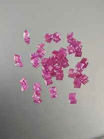 Ruby lot ( 2.5 - 2.4 mm \ 0,10 ct ) square