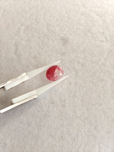 Natural Sapphire 5,44ct color enhanced