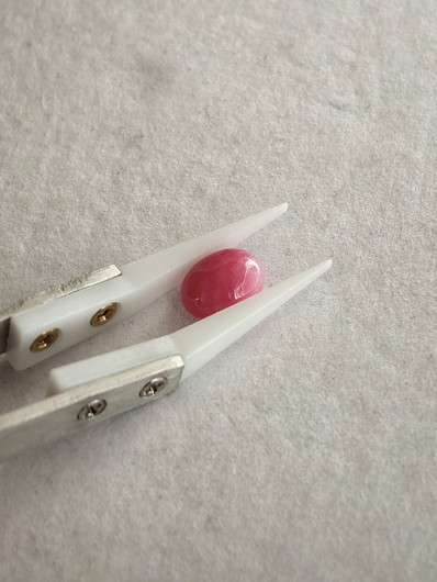 Natural Sapphire 4,7ct color enhanced