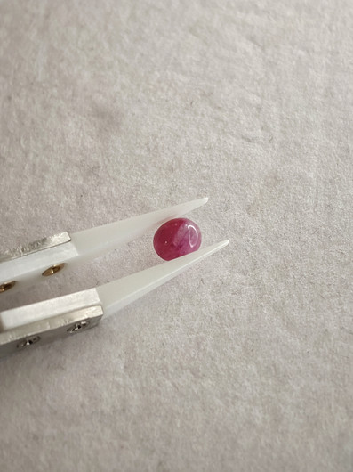 Natural Sapphire 2,1ct color enhanced