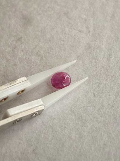Natural Sapphire 2,57ct color enhanced