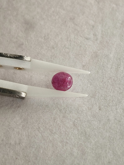 Natural Sapphire 2,57ct color enhanced