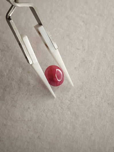 Natural Sapphire 6,19ct color enhanced