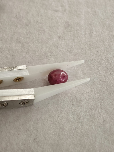 Natural Sapphire 3,8ct color enhanced