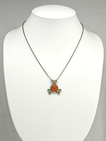 Vintage kaulakoru agaatilla