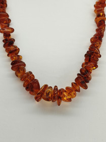 Vintage Itä-meren Meripihka pitkät helmet 66 cm