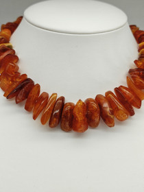 Vintage Baltic Amber necklace 55 cm