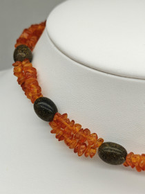 Vintage Itä-meren Meripihka helmet 41 cm