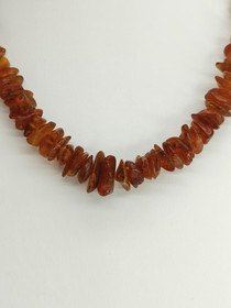 Vintage Itä-meren Meripihka pitkät helmet 78 cm