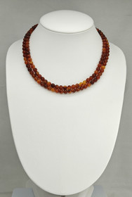 Vintage Baltic amber necklace 106 cm