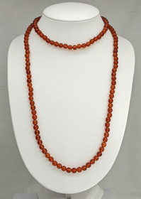 Vintage Baltic amber necklace 124 cm