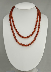 Vintage Baltic amber necklace 124 cm