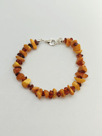 Itä-meren Meripihka rannekoru 