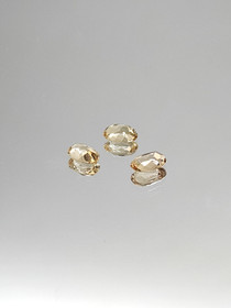 Citrine lot ( 6-5 x 4-3 x 2 mm 3\8 ct ) oval