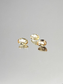 Citrine lot ( 6-5 x 4 x 3.2 mm 1\2 ct ) oval