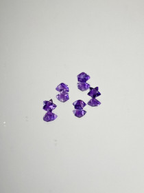 Ametisti erä ( 4 x 3-2  mm \ 0,25 ct ) tähti