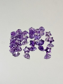 Ametisti erä ( 4-3 x 2 mm \ 0,2 ct ) tähti