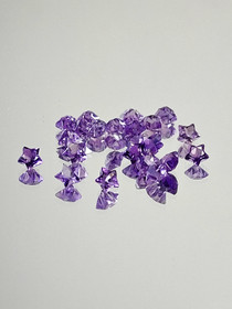 Ametisti erä ( 4-3 x 2 mm \ 0,2 ct ) tähti