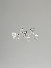 Quartz lot ( 2 x 1 mm \ 0,07 ct ) round