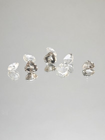 Quartz lot ( 5-4 x 5-4 x 3-2 mm \ 0,4 ct ) heart