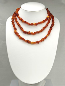 Vintage Baltic Amber necklace 160 cm